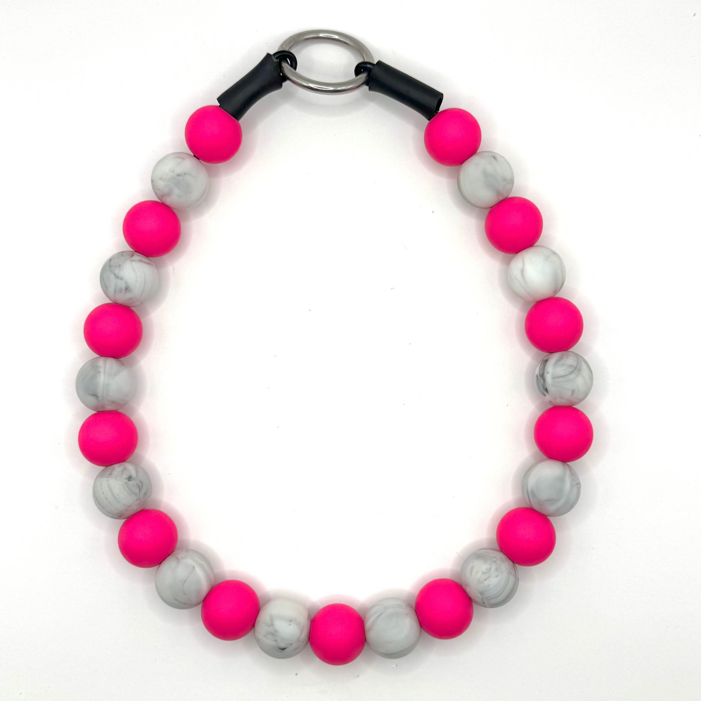 Two Toned Hot Pink and Marble