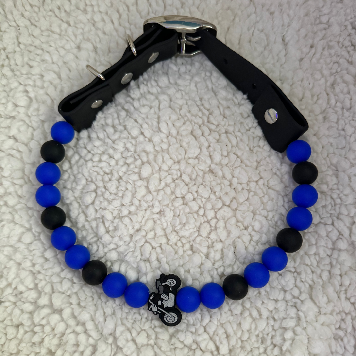 Dark Blue Motorcycle (Premade)