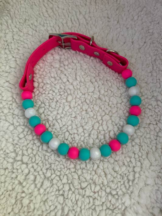 Pearly Pink and Teal