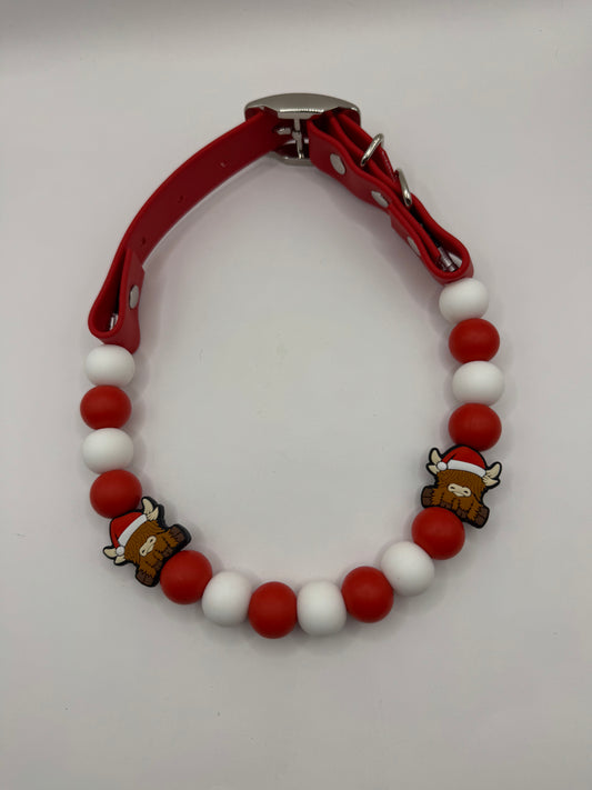 Santa's Cow Red/White (Premade)